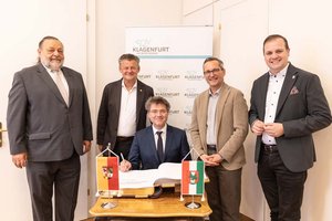 55 Jahre Städtepartnerschaft: Besuch aus Dessau-Roßlau in Klagenfurt. Foto: StadtKommunikation / Zangerle
