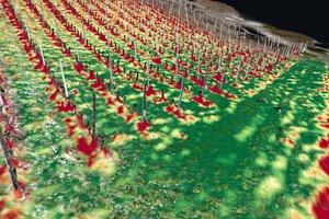 Darstellung der Navigationskosten in Form einer CostMap. Foto: Joanneum Research