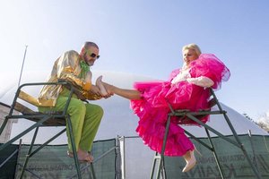 Theater Wolkenflug bringt „Ein Sommernachtstraum“ in den Klagenfurter Burghof. Foto: Gerhard Maurer