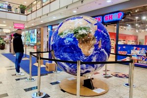 Ausstellung „Terra Blue“ in den City Arkaden. Foto: Mein Klagenfurt