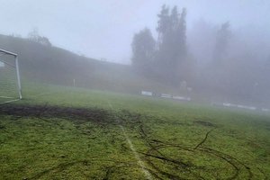 Wer macht denn sowas? Vandalen verwüsten Fußballplatz in Köttmannsdorf. Foto: ASKÖ Köttmannsdorf