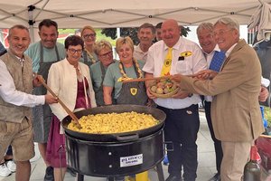 Kartoffelfest in Ludmannsdorf lockte zahlreiche Besucher. Foto: Büro Kaiser