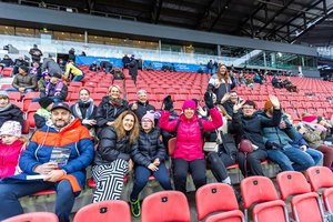 Austria Klagenfurt macht Schule: Unvergesslicher Stadionbesuch für Kinder der Sonderschule Waidmannsdorf. Foto: Austria Klagenfurt/DerHandler