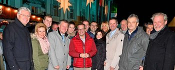 Es weihnachtet schon: Der Christkindlmarkt wurde feierlich eröffnet. Foto: StadtKommunikation/Hronek