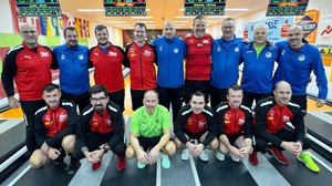 Gemeinschaftsfoto SK FWT-Comopsites Neunkirchen und der KSK Klagenfurt-Magdalensberg. Foto: KSK Klagenfurt-Magdalensberg