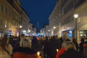 Am Karfreitag: Friedensmarsch durch Klagenfurt. Foto: Mein Klagenfurt