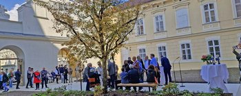 „Paradies am Dom“: In der Klagenfurter Innenstadt gibt es jetzt einen Bio-Urnenfriedhof