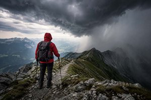 Wetterumschwung am Berg: Naturfreunde Kärnten raten zu rechtzeitigem Umkehren. Foto. Symbolbild