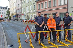 Anti-Terror-Poller sorgen für Sicherheit beim Altstadtzauber. Foto: StadtKommunikation/Glinik
