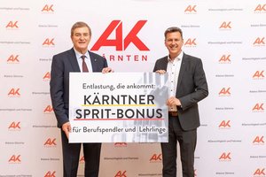 AK-Präsident Günther Goach, Landeshauptmann Ing. Daniel Fellner. Foto: Gernot Gleiss/AK