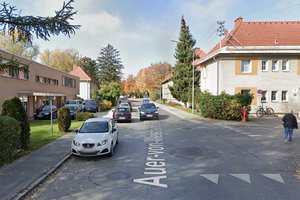 Geschwindigkeitsübertretungen Engstelle Auer-von-Welsbach-Straße. Foto: Google Street View