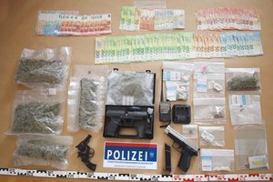 Schlag gegen Klagenfurter Drogenszene. Foto: Landespolizeidirektion Kärnten