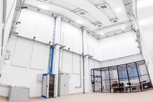 Klagenfurt Festival: Theater in der Drohnenflughalle: Woyzeck Panopticon. Foto: aau/Waschnig