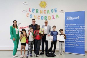 Kärntner Sparkasse sichert Zukunft der Caritas Lerncafés in Kärnten. Foto: Dietmar Wajand