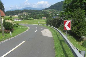 L99 Köttmanndorfer Straße: Hangsicherungsarbeiten starten. Foto: Land Kärnten/Abt.9