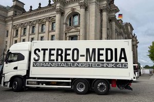 Klagenfurter Veranstaltungstechnik Stereo-Media bei Großevent in Berlin im Einsatz. Foto: Stereo-Media