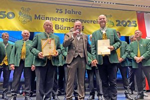 Jubiläum in Moosburg: 75 Jahre Männergesangverein Bärndorf feierlich begangen. Foto: zVg