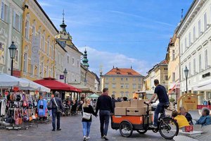 Geht es nach dem VCÖ, könnten in Klagenfurt viel mehr Lieferfahrten mit sogenannten Cargo-Bikes durchgeführt werden. Foto: Mein Klagenfurt/Symbolbild