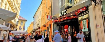 KFC: Kentucky Fried Chicken in der Klagenfurter Kramergasse. Foto: Mein Klagenfurt