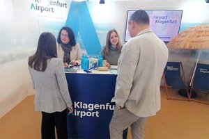 Flughafen Klagenfurt auf Alpe-Adria Fair 2024. Foto: KlagenfurtAirport