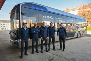 Gratis Fahrmöglichkeit auf der Linie B: E-Bus-Test der „Klagenfurt Mobil GmbH“. Foto: KMG