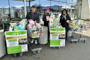 Sammelaktion der Sozialen Hilfsgemeinschaft Klagenfurt. Foto: Soziale Hilfsgemeinschaft Klagenfurt
