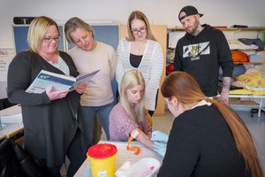 Die Caritas-Schule für Sozialbetreuungsberufe (SOB) präsentiert ihr Ausbildungsangebot. Foto: Caritas/Johannes Leitner