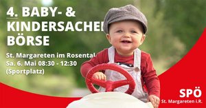 4. Baby- und Kindersachenbörse in St. Margareten im Rosental