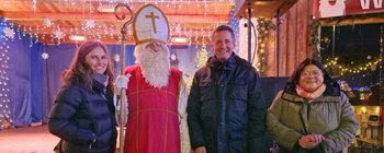 Der Nikolo besuchte den Klagenfurter Christkindlmarkt