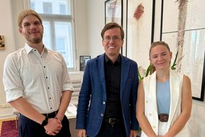 Sebastian Brunthaler, Ronald Rabitsch und Eva Marktl. Foto: zVg