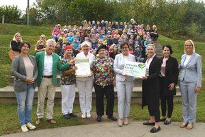 Kindergarten Moosburg erhält Gesunde Küche Auszeichnung. Foto: Büro LHStv.in Prettner