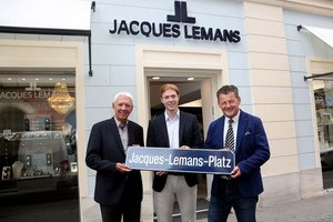 Nördlicher Teil der Domgasse wird künftig Jacques-Lemans-Platz heißen. Foto: StadtKommunikation/Krainz