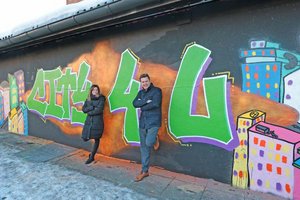 Stadträtin Mag. Corinna Smrecnik und Landesrat Ing. Daniel Fellner sind gespannt auf die vielen Ideen von Klagenfurts Jugend. Foto: StadtKommunikation/Wajand