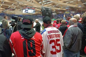 Derby in Villach: KAC-Fans wurden beschimpft, angepöbelt und bespuckt. Foto: zVg