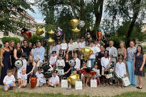 MINT-Kindergarten Sonnenschein verabschiedete angehende Schulkinder. Foto: Büro Stadtrat Petritz