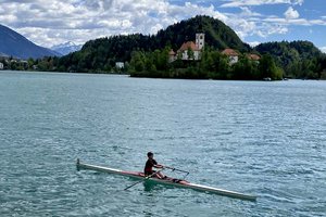 Vorbereitungs-Regatta in Bled für die Klagenfurter Ruder Regatta. Foto: Gernot Maier