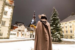 Laternenwanderung mit Nachtwächter Horst Ragusch durch Klagenfurt. Foto: Horst Ragusch