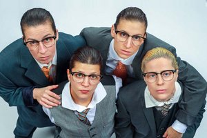 vlnr: Teresa Renner, Johanna Hainz, Clara Diemling und Katharina Stadtmann. Foto: Günter Jagoutz