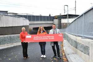 Sandra Wassermann, Christiane Schiavinato und Christian Scheider. Foto: ÖBB/Studio Horst