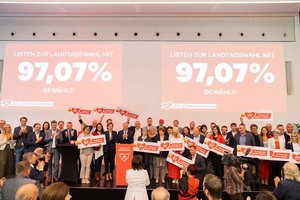 In Klagenfurt fand heute im Beisein von Pamela Rendi-Wagner die „Kärnten Konferenz“ statt. Foto: SPÖ Kärnten