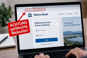 Vorsicht Betrug! Polizei warnt vor täuschend echten Kopien von Bank-Webseiten. Foto: Symbolbild