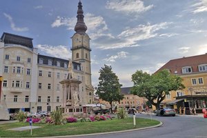 Ab etwa 8.30 Uhr, wenn die Asphaltierungsarbeiten beginnen, werden die Linien A und 4 stadteinwärts über den St. Veiter Ring und Villacher Ring zum Heiligengeistplatz umgeleitet. Foto: Mein Klagenfurt