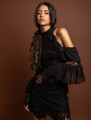 First Face der Modegala auf Teneriffa wird das spanische Topmodel Jessica Arias Gonzalez. Foto: Michael Wittig 