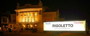 Rigoletto, Premiere im Stadttheater Klagenfurt