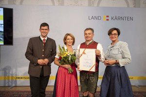 Kärntner Landessieger vom Biohof Prasser. Foto: LPD Kärnten/Peter Just
