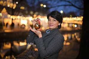 In limitierter Auflage erhältlich: WeihnachtsKugel, inspiriert von Werner Berg. Foto: Helge Bauer
