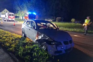 An der Unfallstelle in Viktring: Foto: Feuerwehr Viktring-Stein/Neudorf