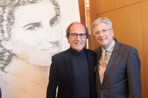 LH Kaiser gratuliert Manfred Bockelmann zum 80. Geburtstag. Foto: LPD Kärnten/Peter Just