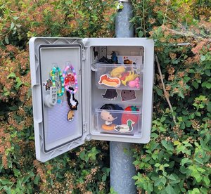 Die gefüllte Tauschbox. Foto: zVg