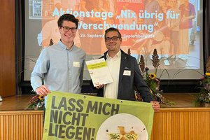 Johannes Godler (United Against Waste) und Walter Haslinger (Contento). Foto: United Against Waste